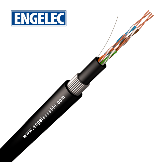 Outdoor SWA Armoured U/UTP Cat 5E Lan Cable 