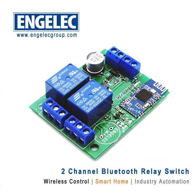 4 Channel Relay Module Bluetooth 4.0 BLE for Apple Android Phone IOT Door Entry 